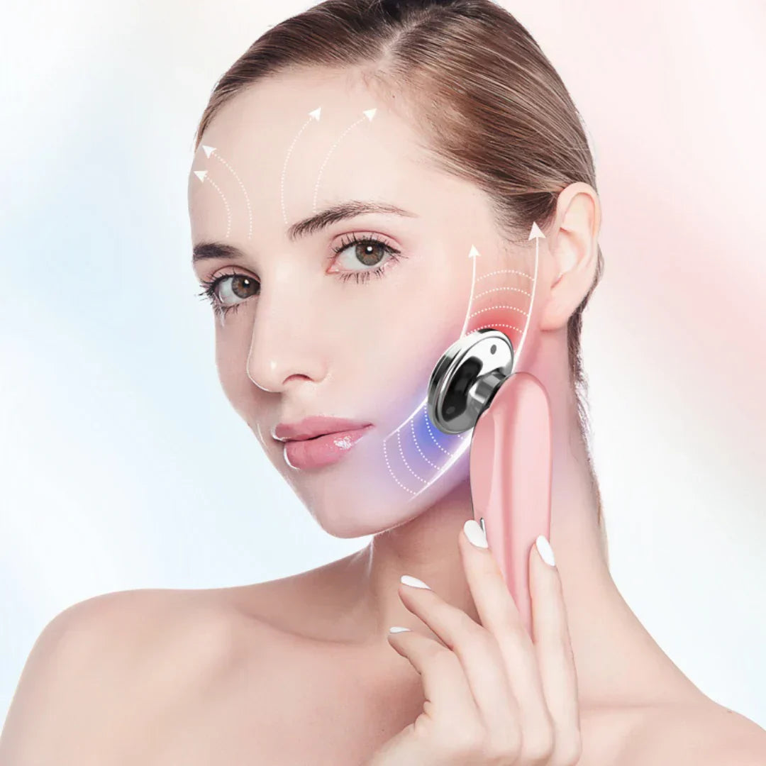 7 in 1 Face Lifting Device EMS Microcurrent Skin Rejuvenation LED Facial Neck Firming Massager Face Beauty Care Apparatus