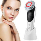 7 in 1 Face Lifting Device EMS Microcurrent Skin Rejuvenation LED Facial Neck Firming Massager Face Beauty Care Apparatus